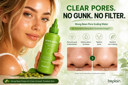 Beplain Mung Bean Sebum Softener Set | Blackhead & Pore Clearing Kit