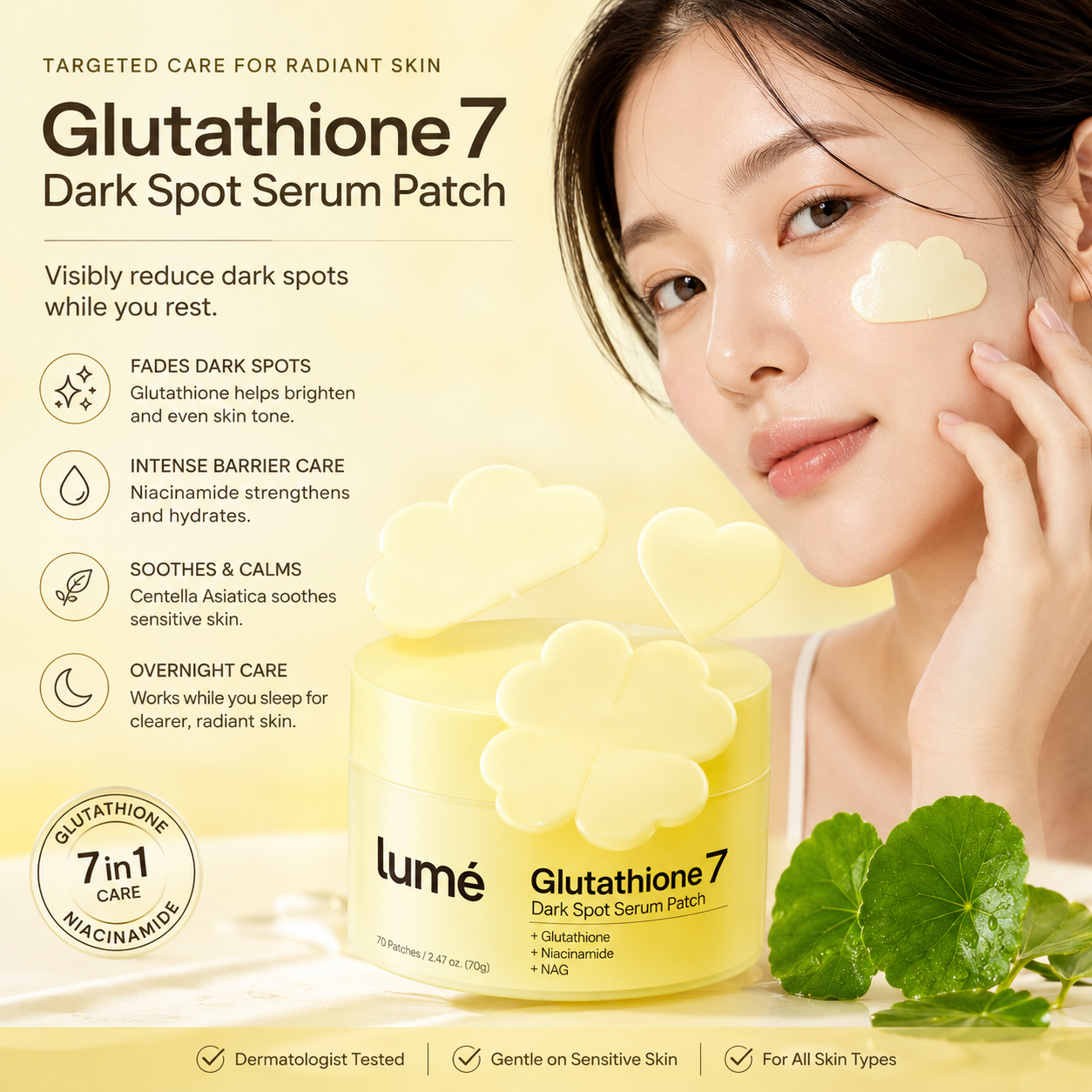 Manyo Glutathione 7 Dark Spot Serum Patch – Brightening Spot Treatment