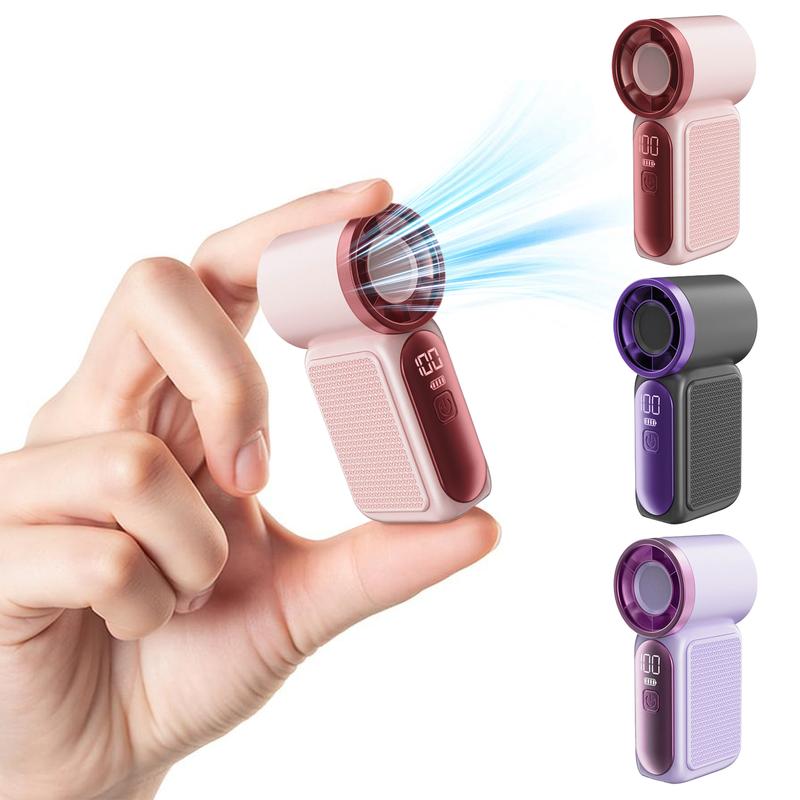 Mini Turbo Pocket Fan for Makeup, Travel & Hot Days