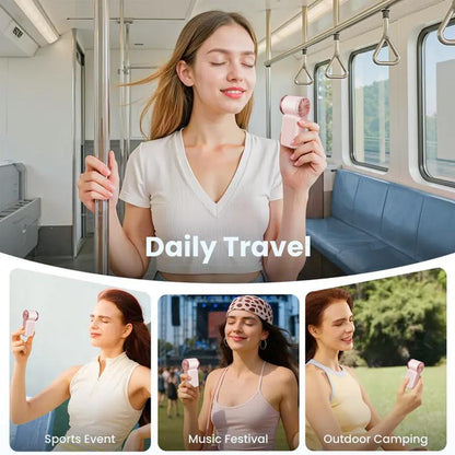 Mini Turbo Pocket Fan for Makeup, Travel & Hot Days