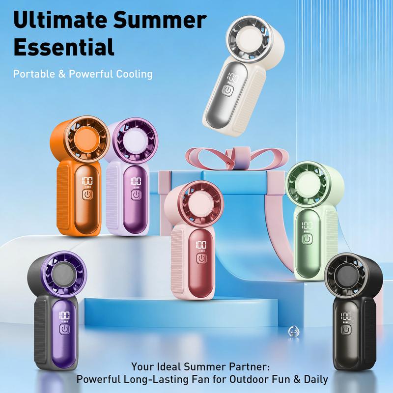 Mini Turbo Pocket Fan for Makeup, Travel & Hot Days